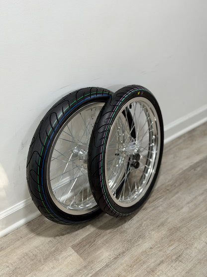Chrome Talaria XXX/MX3/MX4 Supermoto Wheel Set