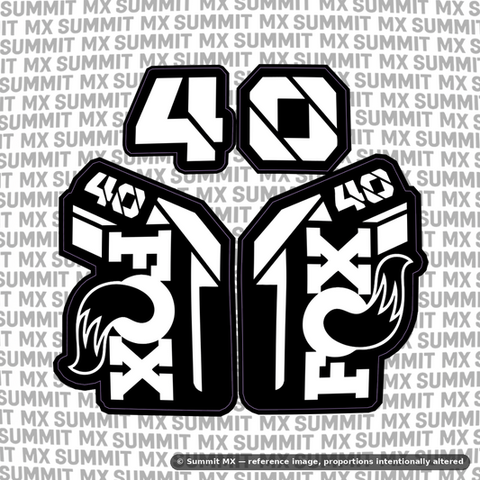 Fox 40 Fork Tube Decal