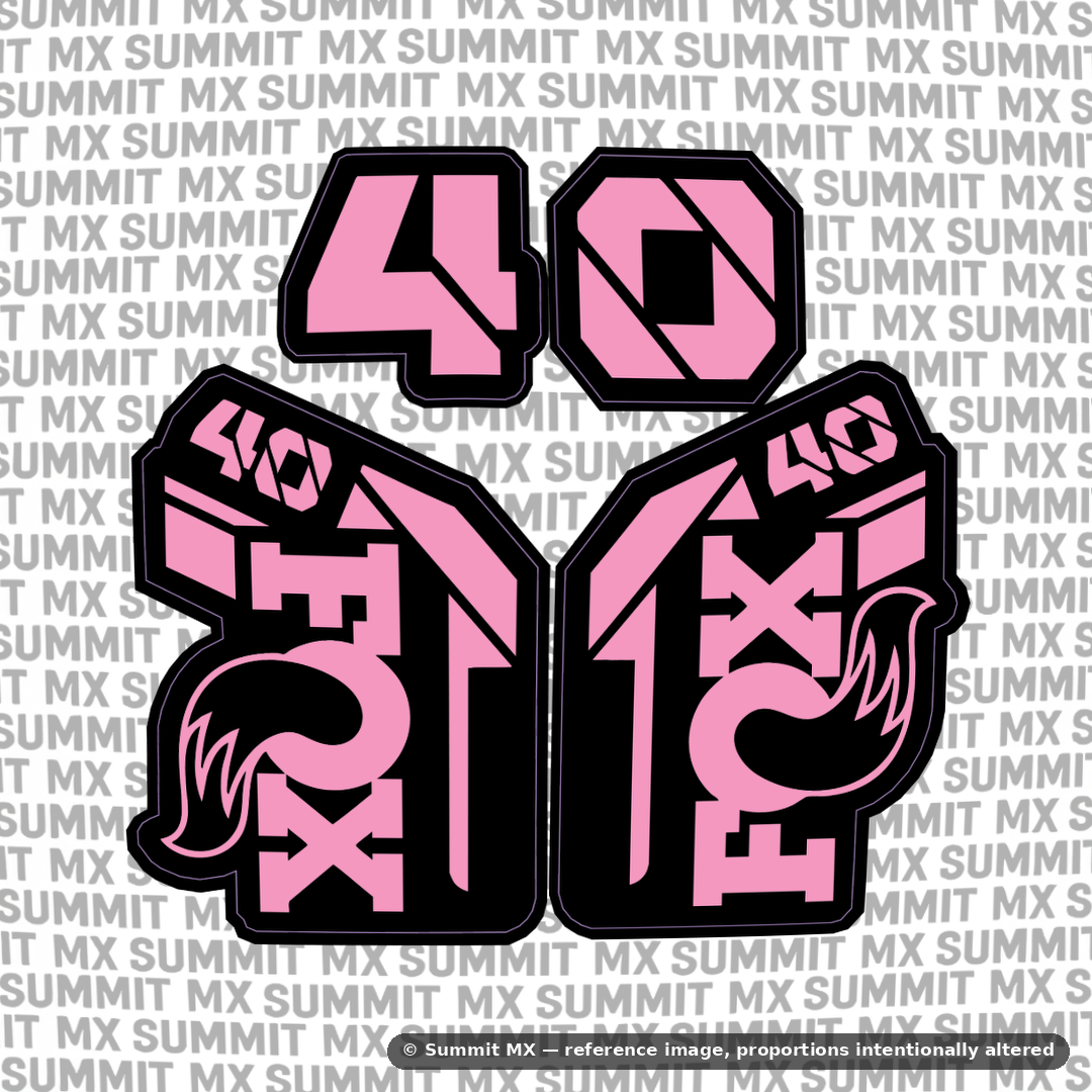 Fox 40 Fork Tube Decal
