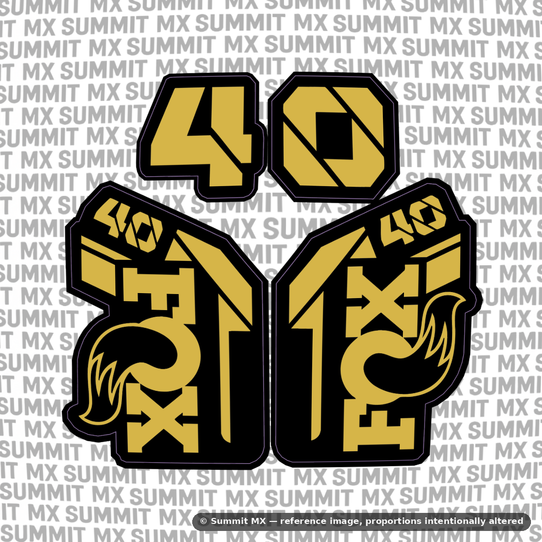 Fox 40 Fork Tube Decal