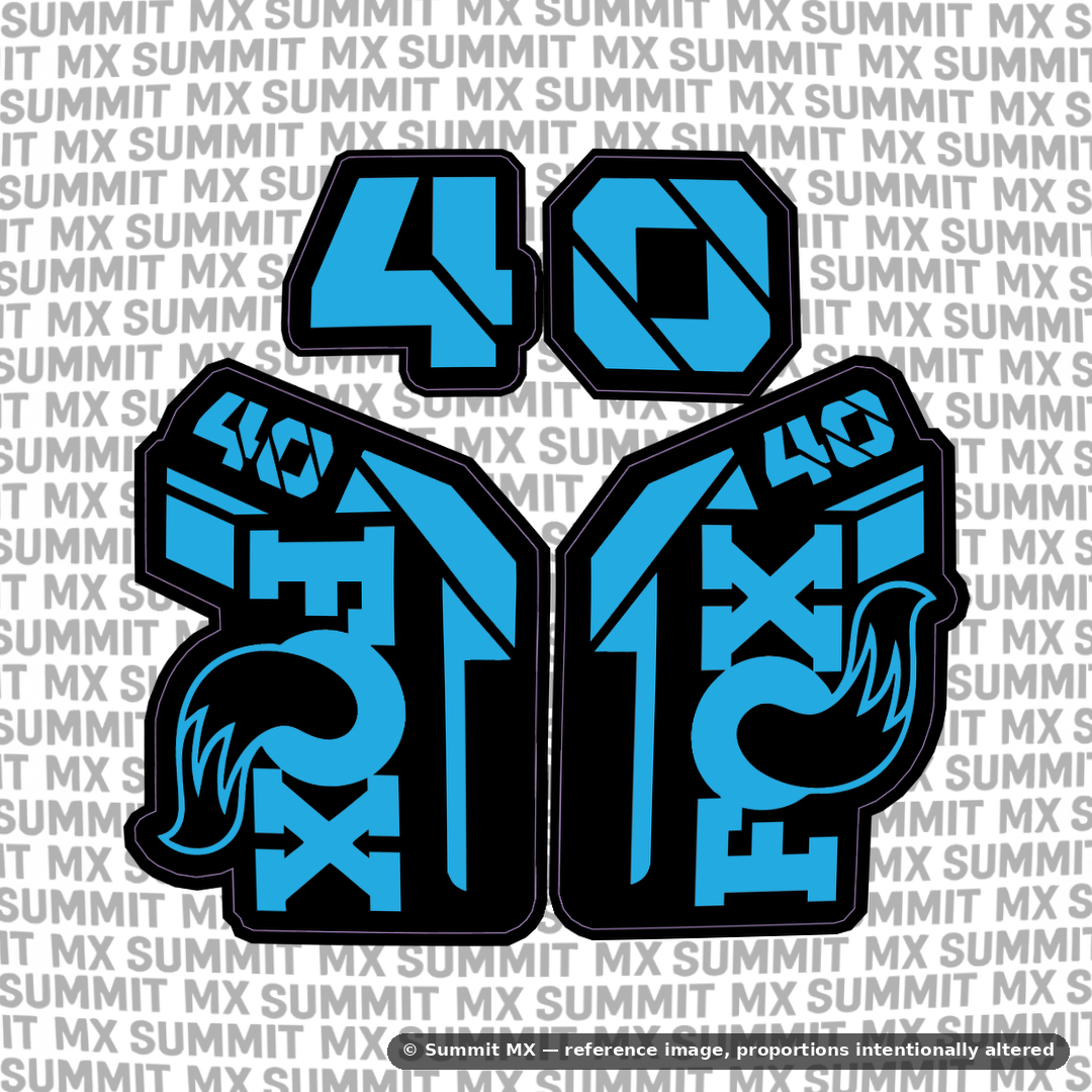 Fox 40 Fork Tube Decal
