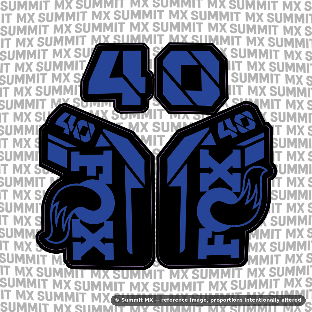 Fox 40 Fork Tube Decal
