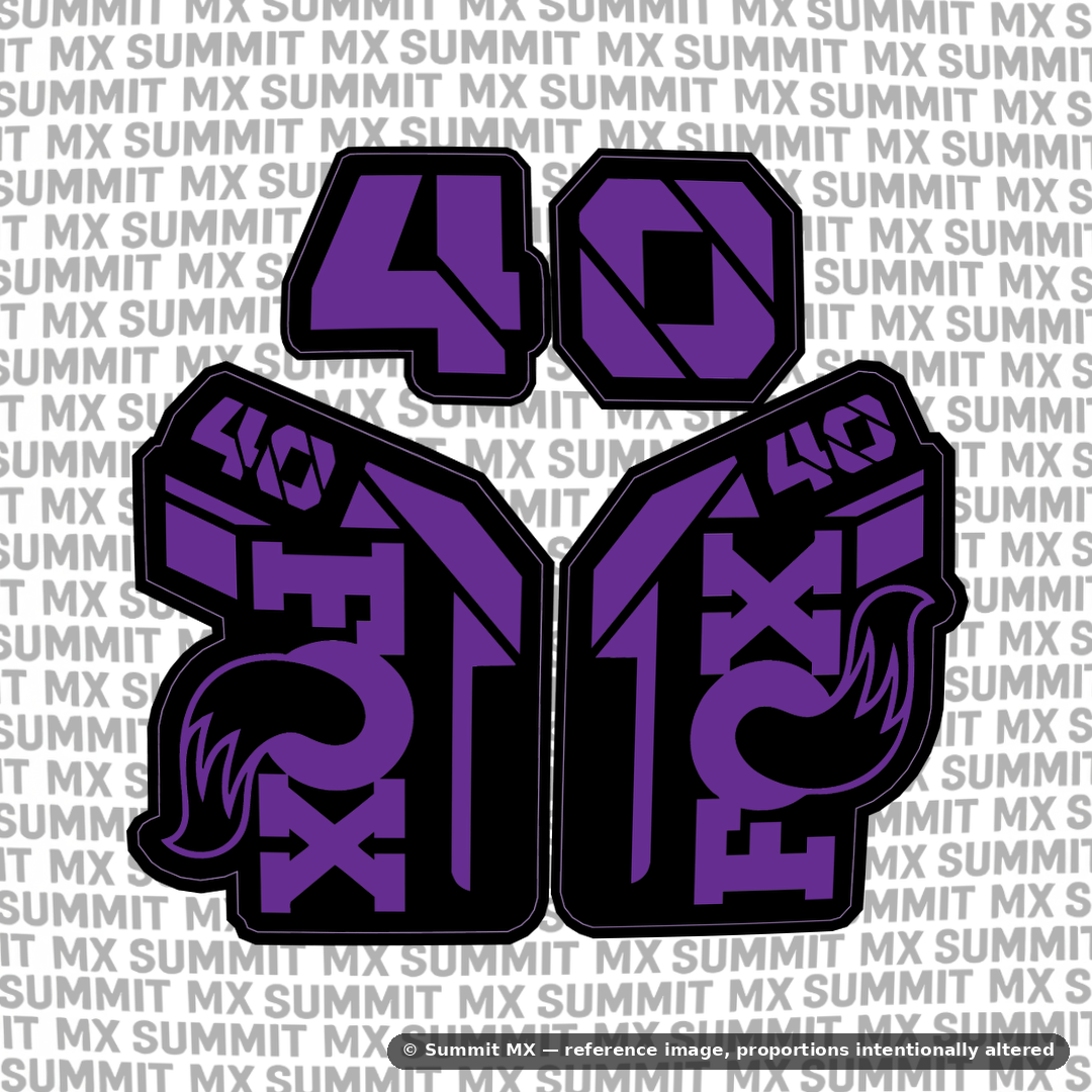 Fox 40 Fork Tube Decal