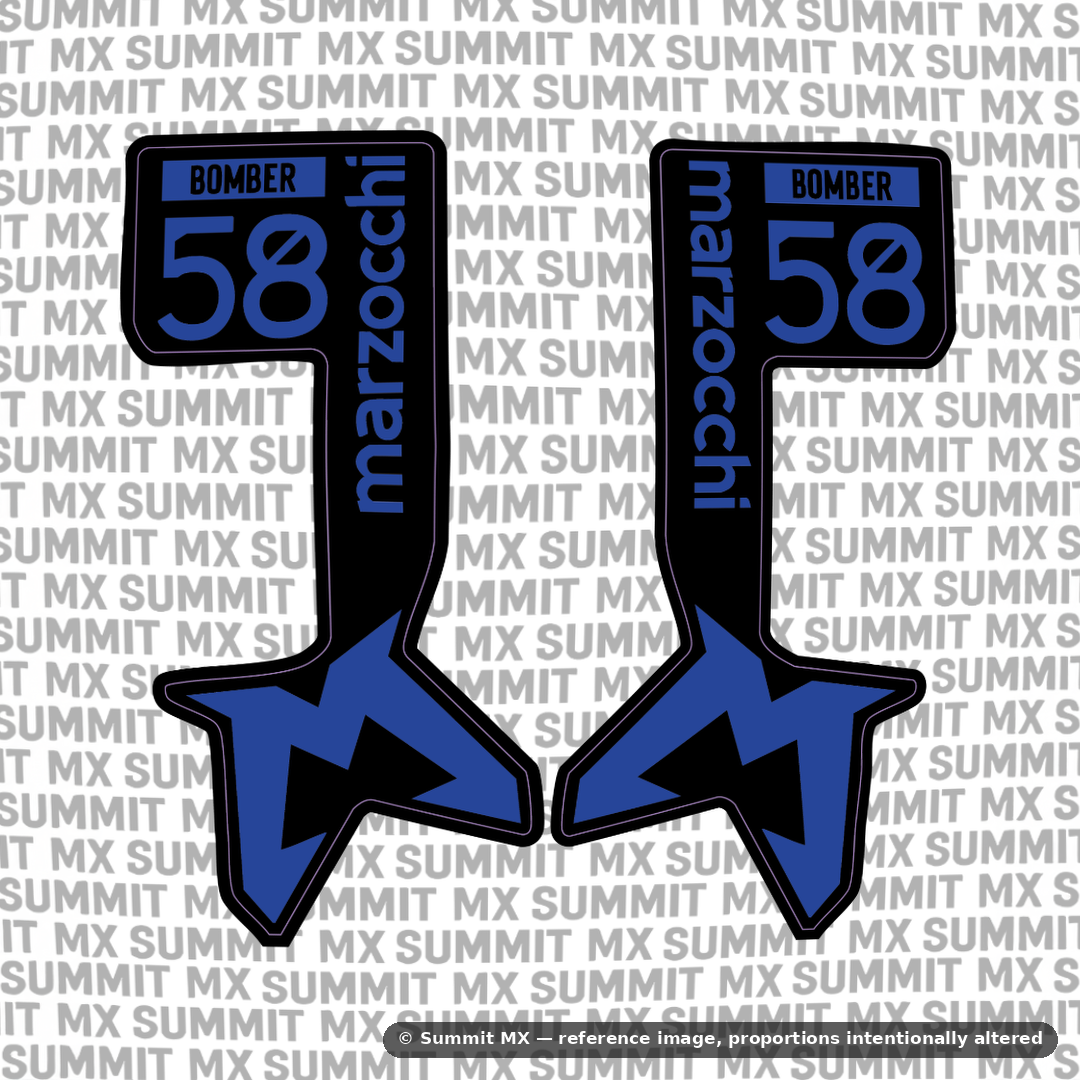 Marzocchi Bomber Fork Tube Decal