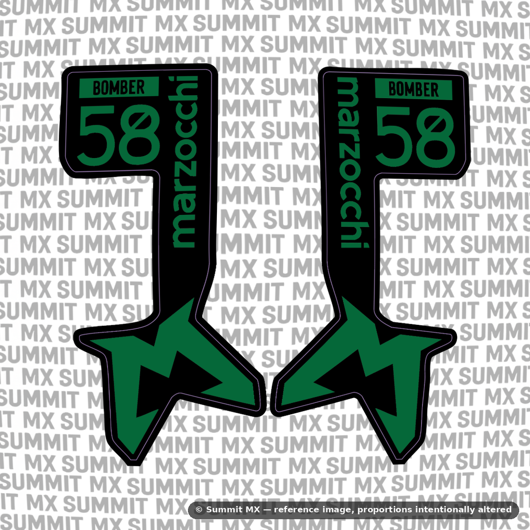 Marzocchi Bomber Fork Tube Decal