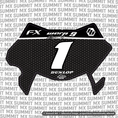 Vertex Number Plate Decal